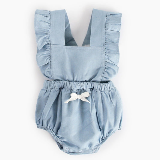 Baby Ins Denim One-Piece Bodysuit Romper