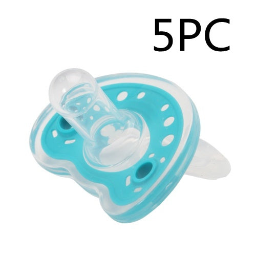 Baby Two-color Liquid Silicone Sleep Comfort Pacifier