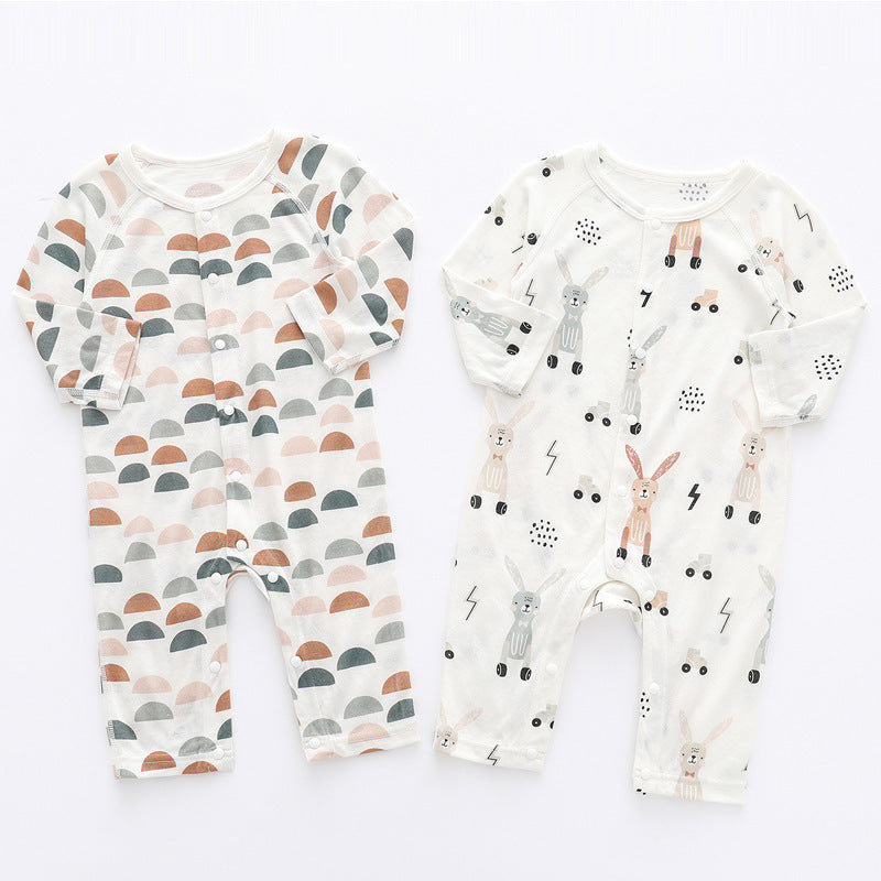 Unisex Long Sleeve Baby Rompers