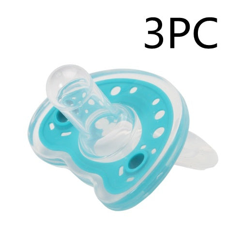 Baby Two-color Liquid Silicone Sleep Comfort Pacifier