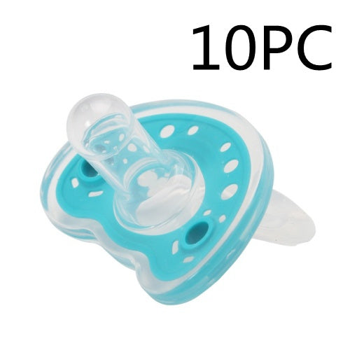 Baby Two-color Liquid Silicone Sleep Comfort Pacifier