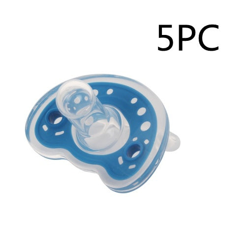 Baby Two-color Liquid Silicone Sleep Comfort Pacifier