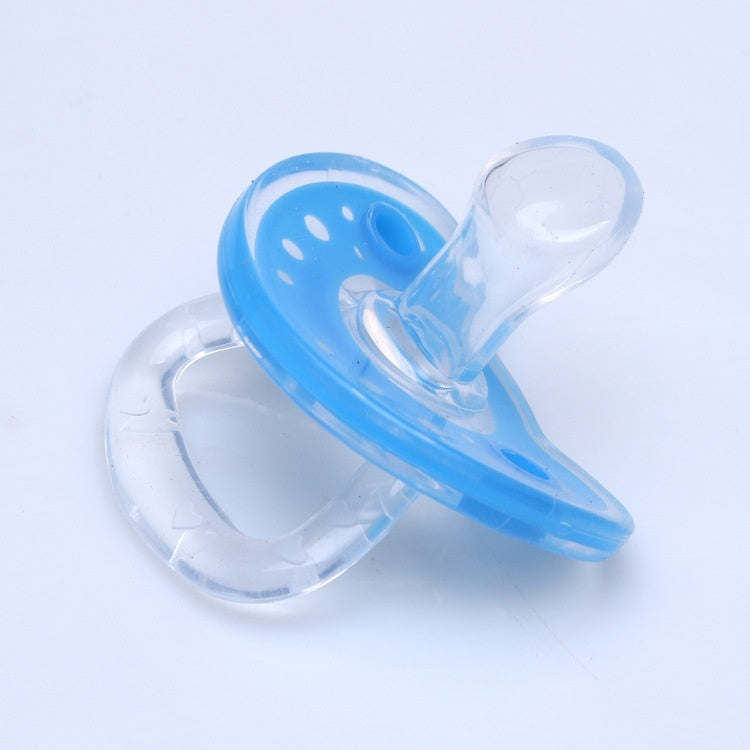 Baby Two-color Liquid Silicone Sleep Comfort Pacifier