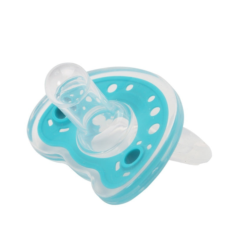 Baby Two-color Liquid Silicone Sleep Comfort Pacifier