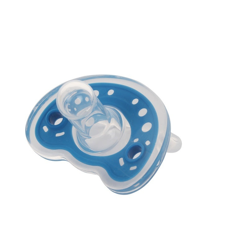 Baby Two-color Liquid Silicone Sleep Comfort Pacifier