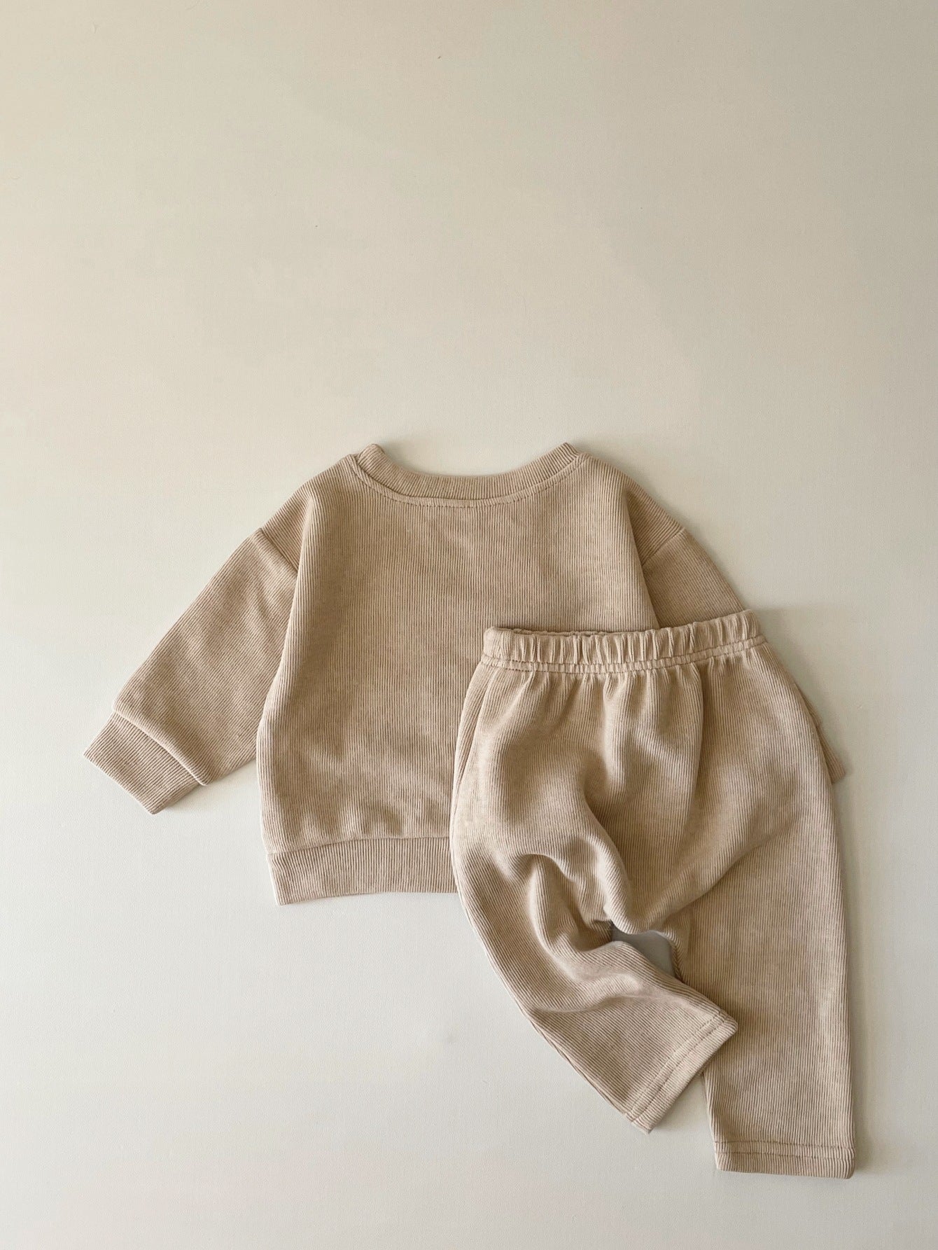 Baby Embroided Long Sleeve Two-piece Suit