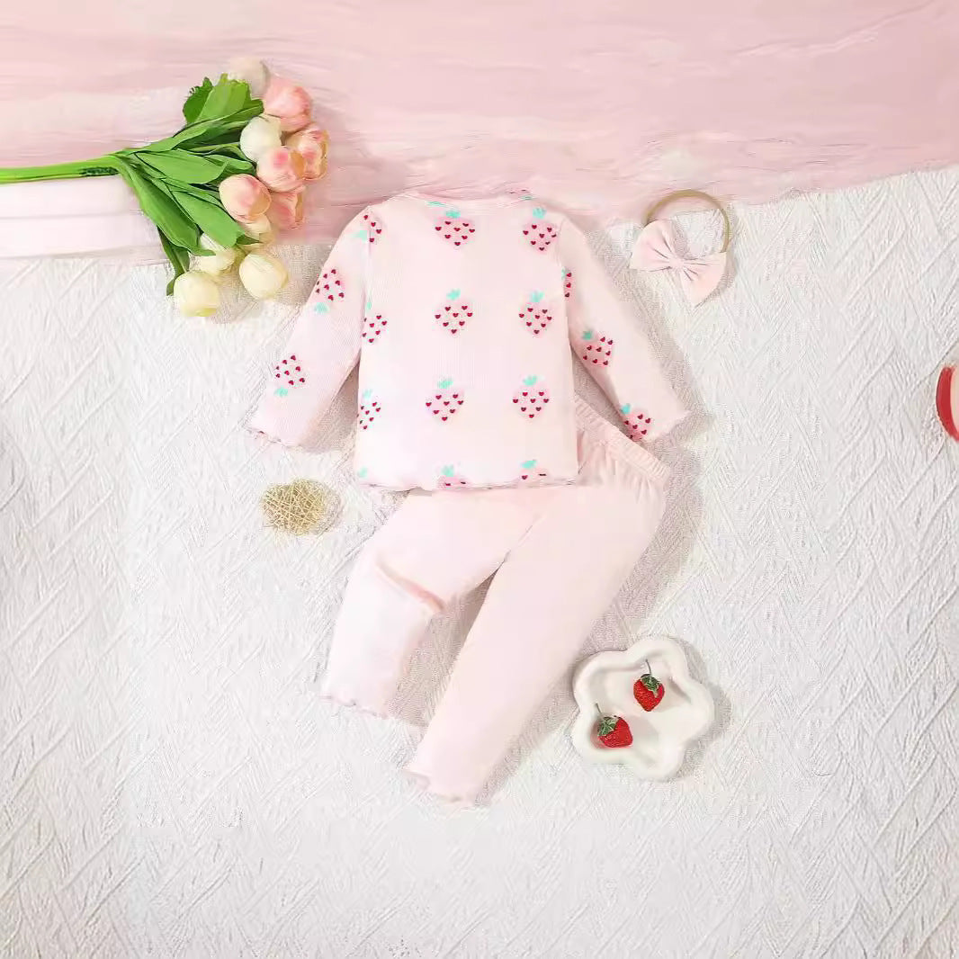 Infant Printed 3-piece Set Suit